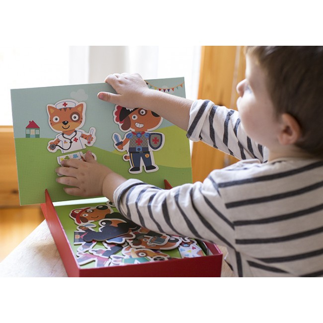Magnetyczna układanka Apli Kids - Postacie