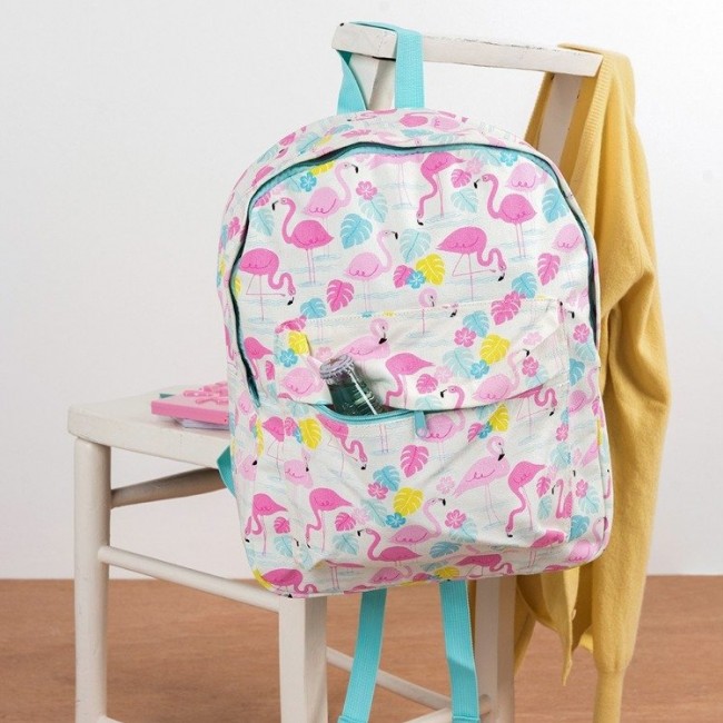 Duży plecak Rex London - Flamingi