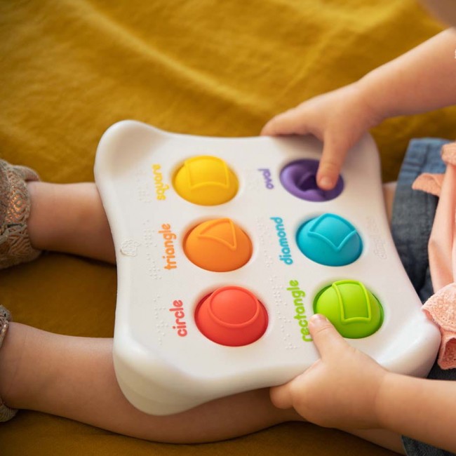 Bąbelki Dimpl Duo Fat Brain Toys - Kształty i Kolory