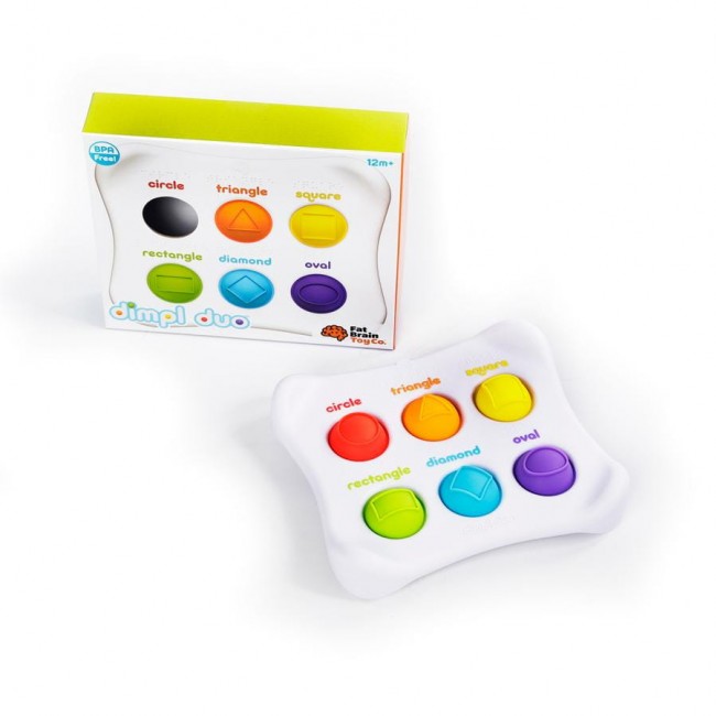 Bąbelki Dimpl Duo Fat Brain Toys - Kształty i Kolory