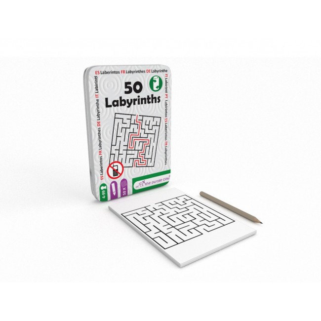 Podróżne łamigłówki The Purple Cow - 50 Labiryntów