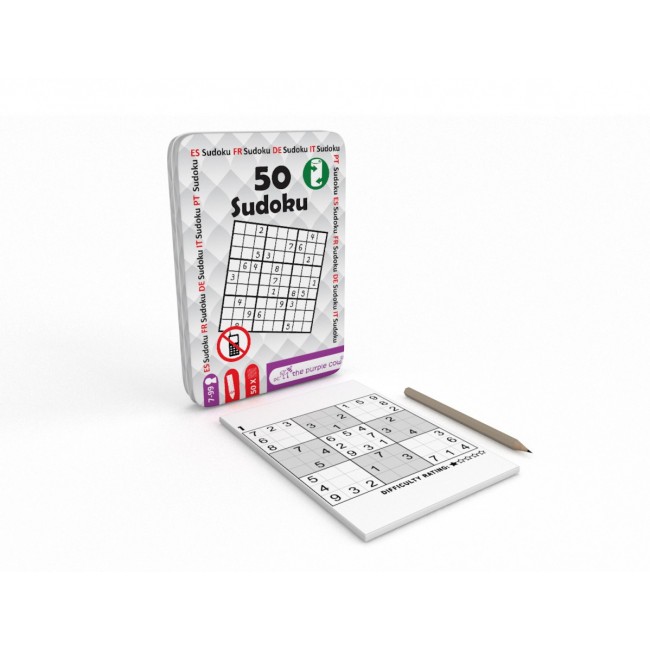 Podróżne łamigłówki The Purple Cow - 50 Sudoku