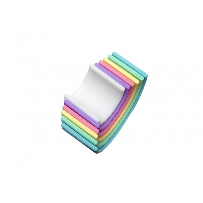 DENA Silikonowa Tęcza Pastel - 6 elementów