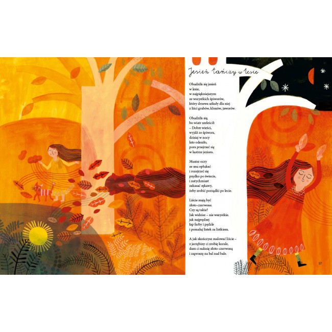 Książka "Wiosna, lato, jesień, zima w moich rymach" wydawnictwo Nasza Księgarnia