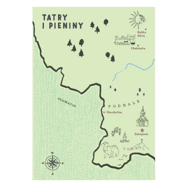 Książka "Podróżownik. Tatry i Pieniny" wydawnictwo MAC