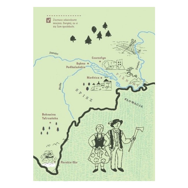 Książka "Podróżownik. Tatry i Pieniny" wydawnictwo MAC