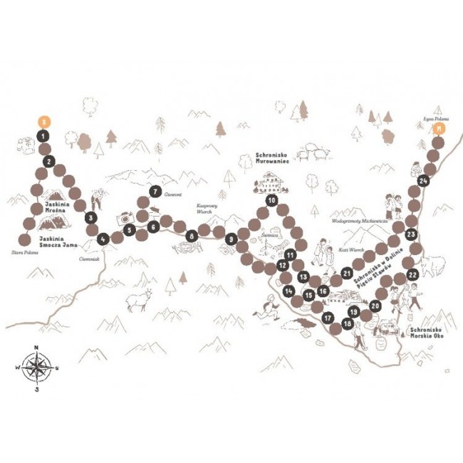 Książka "Podróżownik. Tatry i Pieniny" wydawnictwo MAC
