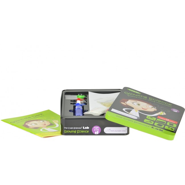 Zestaw do robienia eksperymentów The Purple Cow - Świecące w Ciemności