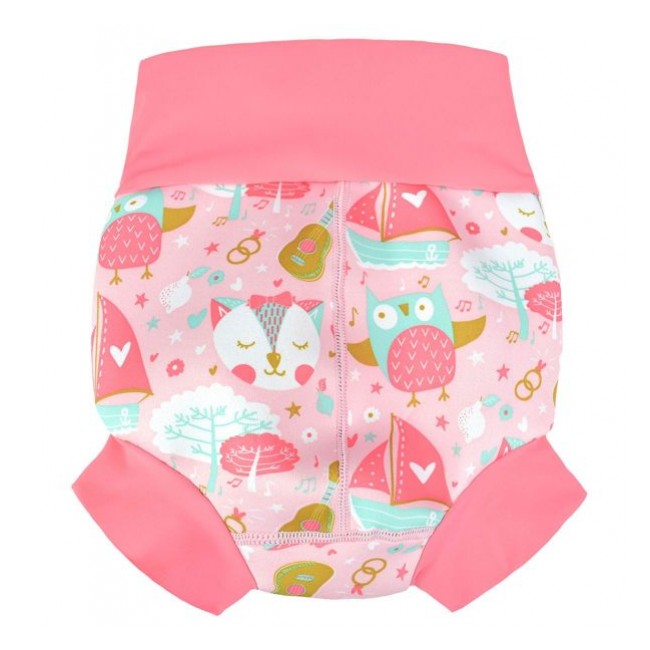 Pieluszka do pływania Happy Nappy 3-6 msc Sówka i Kotek (M)