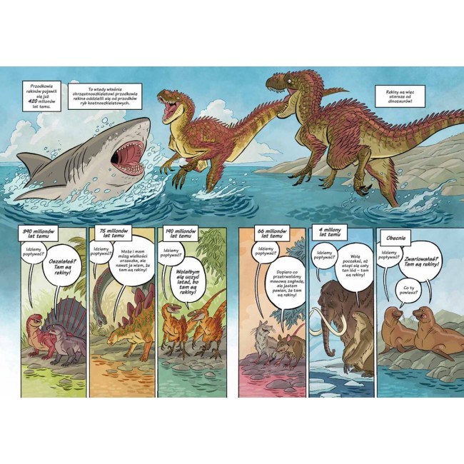 Książka "Rekiny - najlepsi myśliwi w przyrodzie" wydawnictwo Nasza Księgarnia