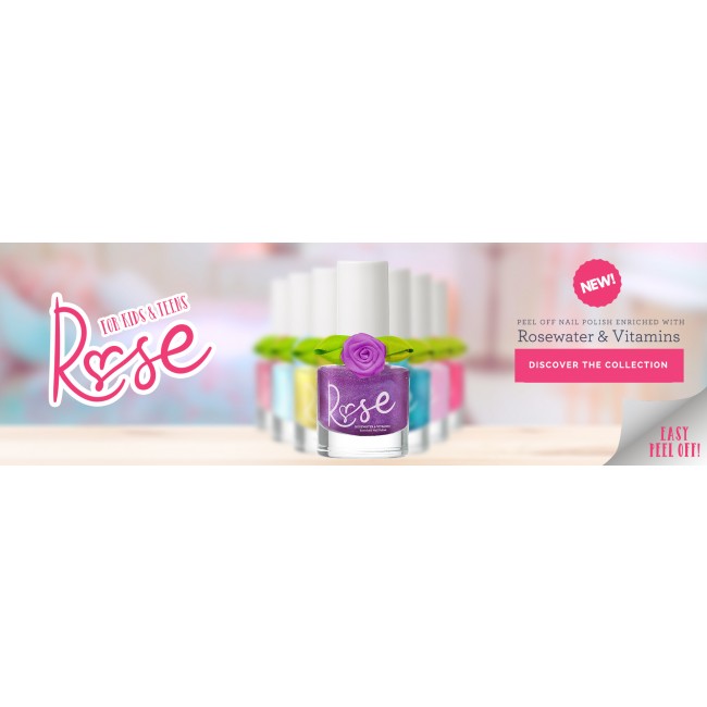 Lakier do paznokci dla dzieci Snails ROSE peel-off - OMG