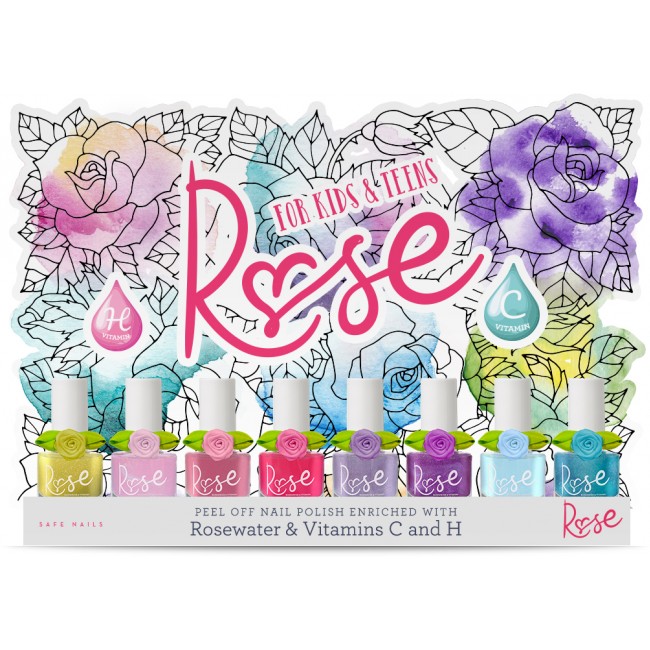 Lakier do paznokci dla dzieci Snails ROSE peel-off - Keep It 100