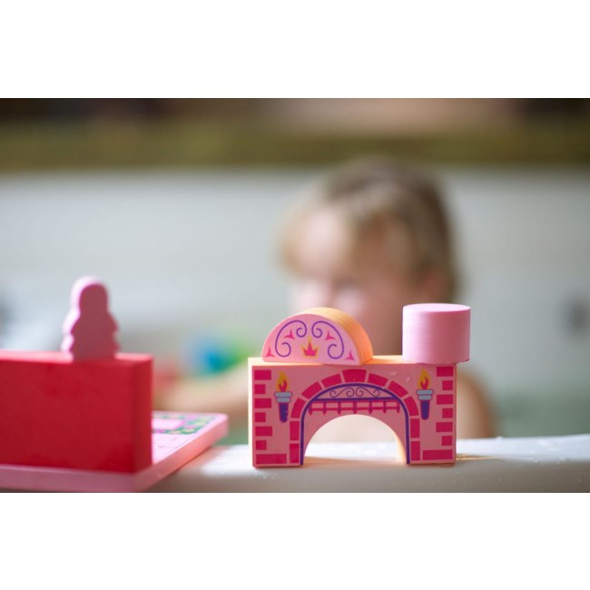 Zabawka do kąpieli BathBlocks - Zamek księżniczki 17 el.