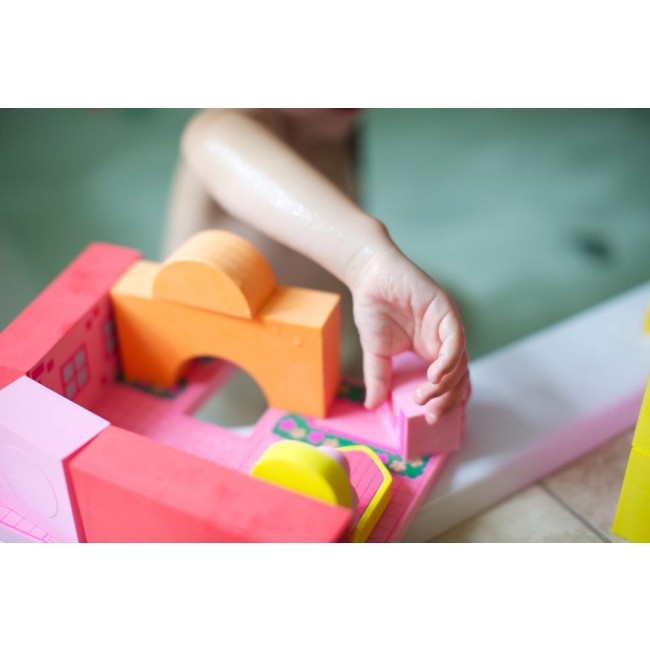 Zabawka do kąpieli BathBlocks - Zamek księżniczki 17 el.