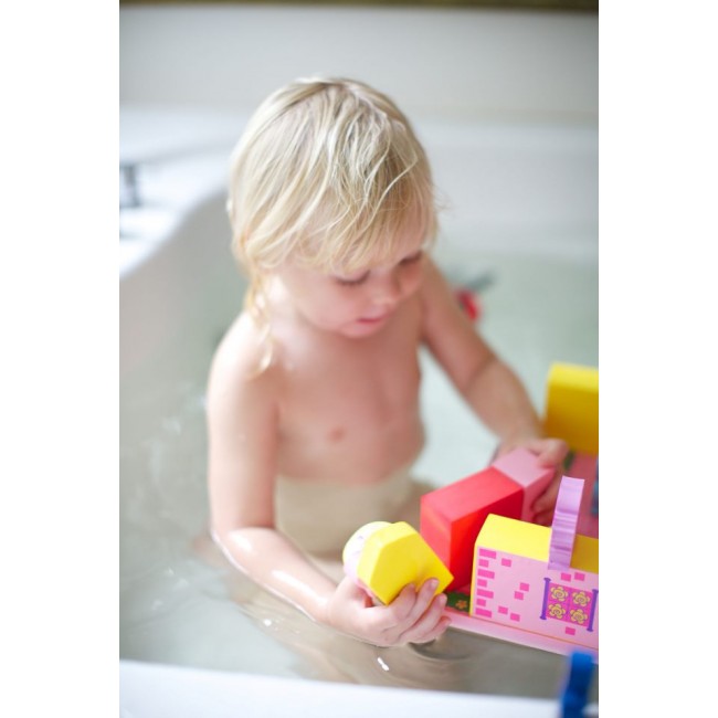 Zabawka do kąpieli BathBlocks - Zamek księżniczki 17 el.