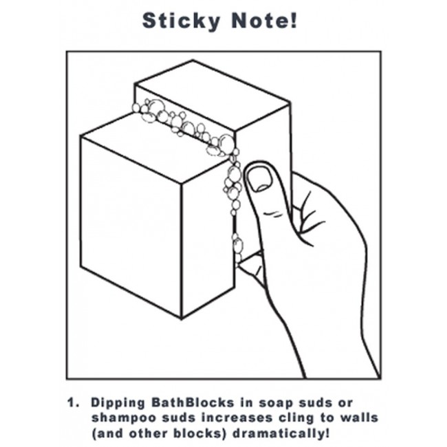 Zabawka do kąpieli BathBlocks - Zestaw klocków 40 el.