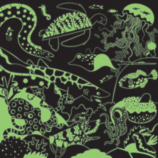 Puzzle rodzinne świecące w ciemności Mudpuppy - Ocean