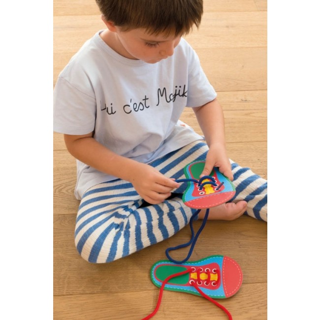 Zestaw do nauki wiązania butów Apli Kids
