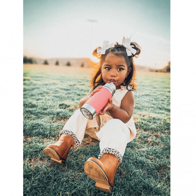 Termobutelka Pura Kiki z ustnikiem niekapkiem 260ml - pomarańczowa osłonka