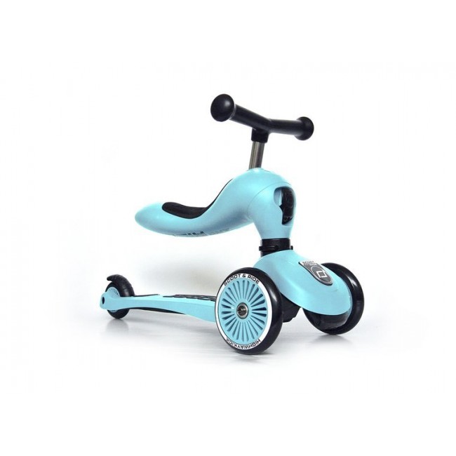 Hulajnoga i rowerek 2w1 Highwaykick SCOOTANDRIDE 1-5 lat - Blueberry