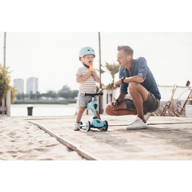 Hulajnoga i rowerek 2w1 Highwaykick SCOOTANDRIDE 1-5 lat - Blueberry
