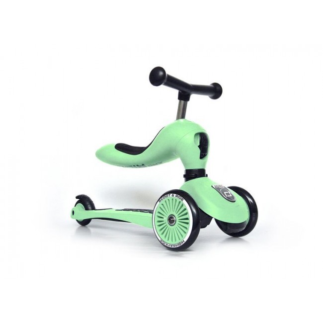 Hulajnoga i rowerek 2w1 Highwaykick SCOOTANDRIDE 1-5 lat - Kiwi