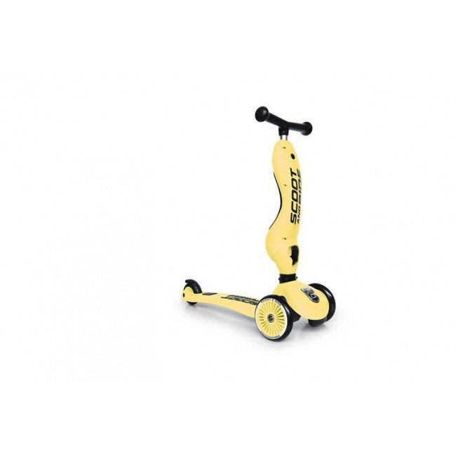 Hulajnoga i rowerek 2w1 Highwaykick SCOOTANDRIDE 1-5 lat - Lemon