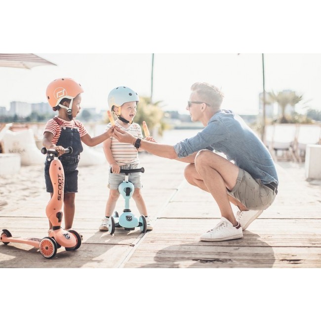 Hulajnoga i rowerek 2w1 Highwaykick SCOOTANDRIDE 1-5 lat - Peach