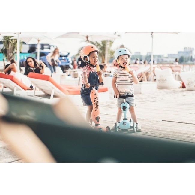Hulajnoga i rowerek 2w1 Highwaykick SCOOTANDRIDE 1-5 lat - Peach