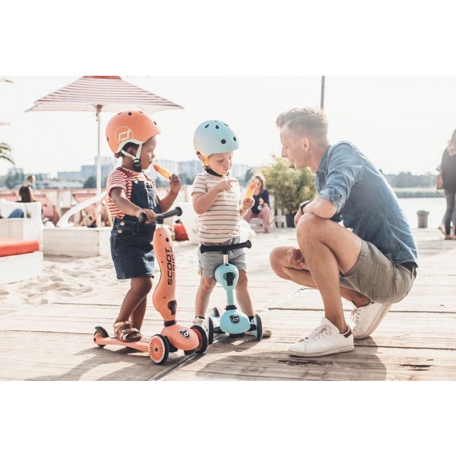 Hulajnoga i rowerek 2w1 Highwaykick SCOOTANDRIDE 1-5 lat - Peach