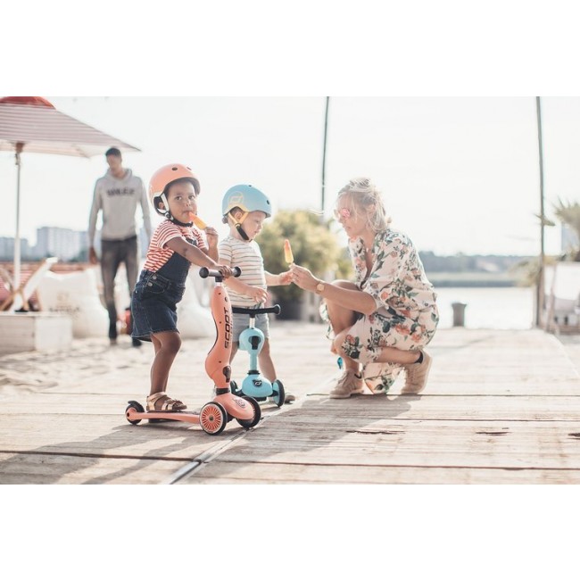 Hulajnoga i rowerek 2w1 Highwaykick SCOOTANDRIDE 1-5 lat - Peach