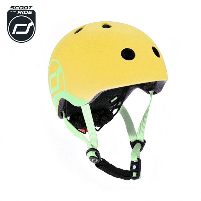 Kask dla dzieci SCOOTANDRIDE XXS-S 1-5 lat - Lemon