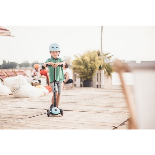 Kask dla dzieci SCOOTANDRIDE S-M 3+ - Blueberry