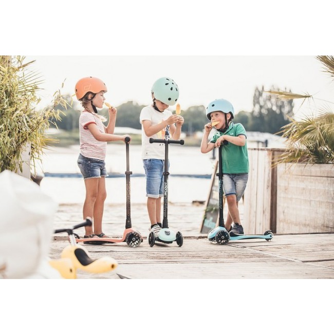 Kask dla dzieci SCOOTANDRIDE S-M 3+ - Blueberry