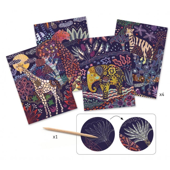 Wydrapywanka Djeco - Natura