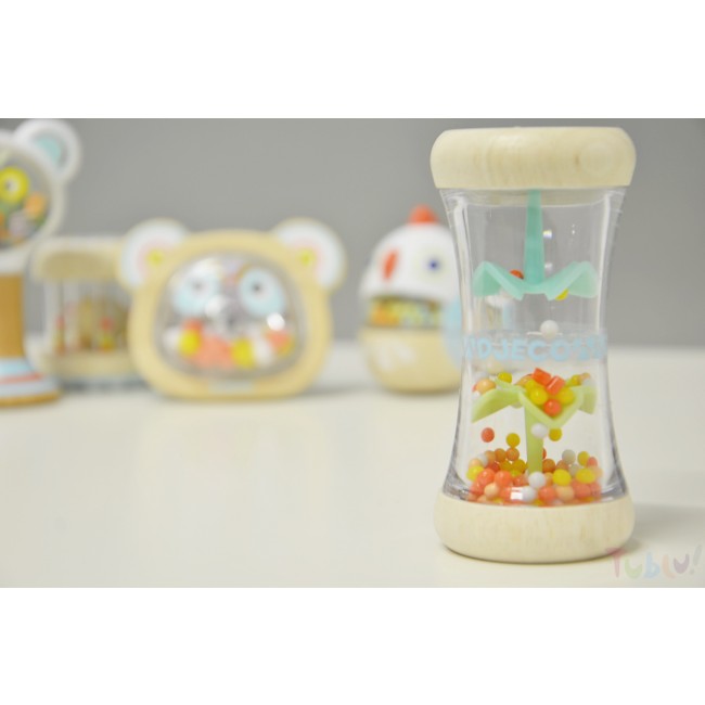 Shaker z kulkami Djeco - Pastelowy deszcz