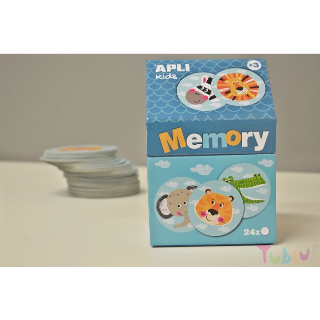 Memory w kartonowym domku Apli Kids - Safari