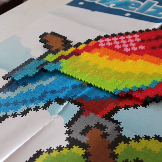 Puzzelki Pixelki Jixelz 1500 elem. Fat Brain Toys - W Powietrzu