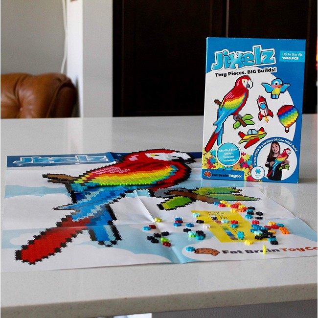 Puzzelki Pixelki Jixelz 1500 elem. Fat Brain Toys - W Powietrzu