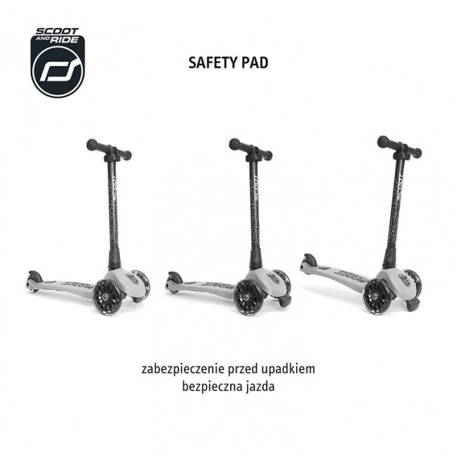 Hulajnoga składana 3+ SCOOTANDRIDE Highwaykick 3 LED - Forest