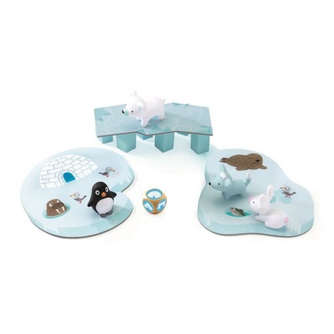 Gra kooperacyjna Djeco - Zwierzaki na Arktyce