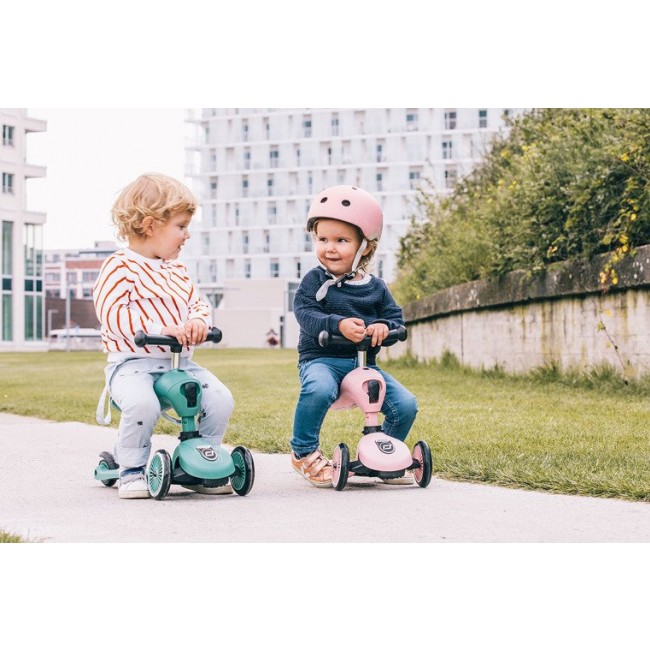 Kask dla dzieci SCOOTANDRIDE XXS-S 1-5 lat - Rose