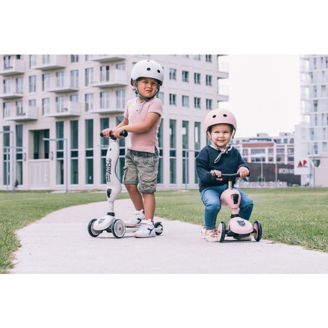 Kask dla dzieci SCOOTANDRIDE XXS-S 1-5 lat - Rose
