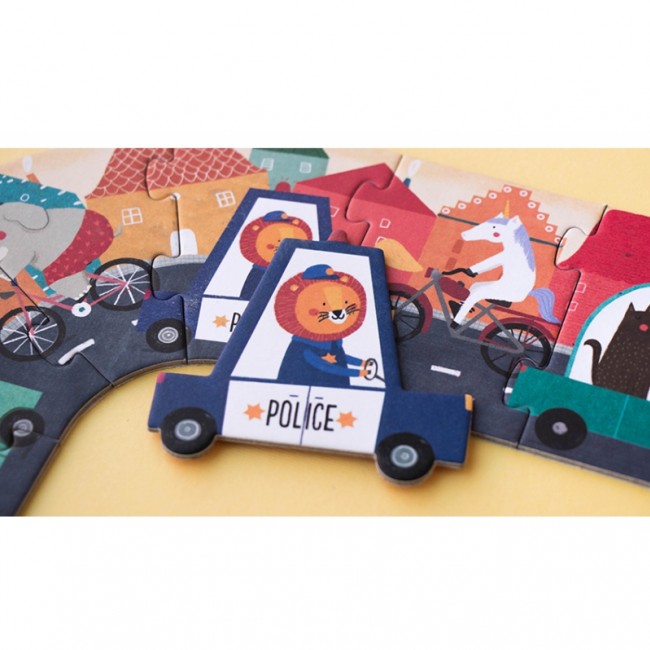 Puzzle dla dzieci 48 el. Londji - BEEP BEEP!