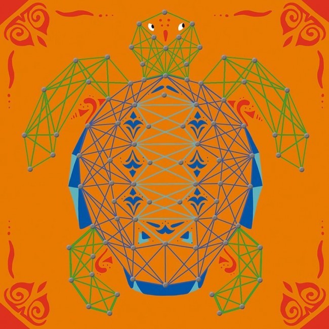 Zestaw kreatywny Przeplatanka 3D String art Janod - Zwierzęta 10+