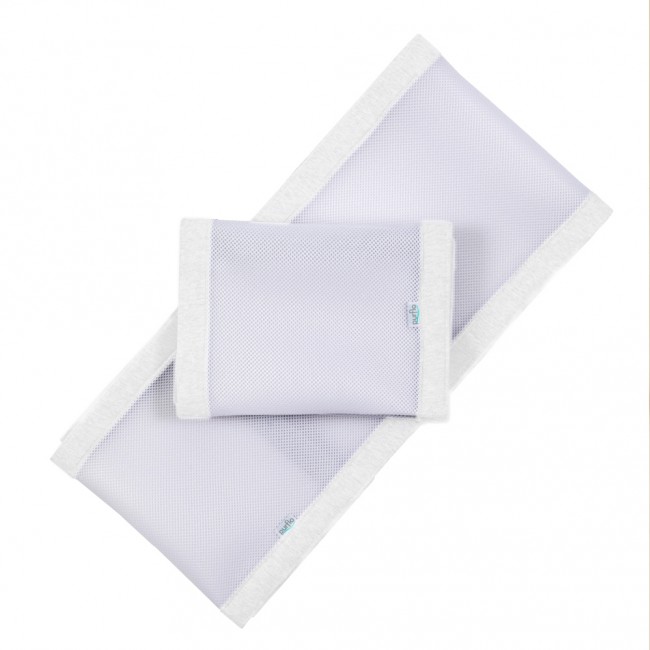 Oddychający ochraniacz do łóżeczka Pur Air PurFlo - Soft White