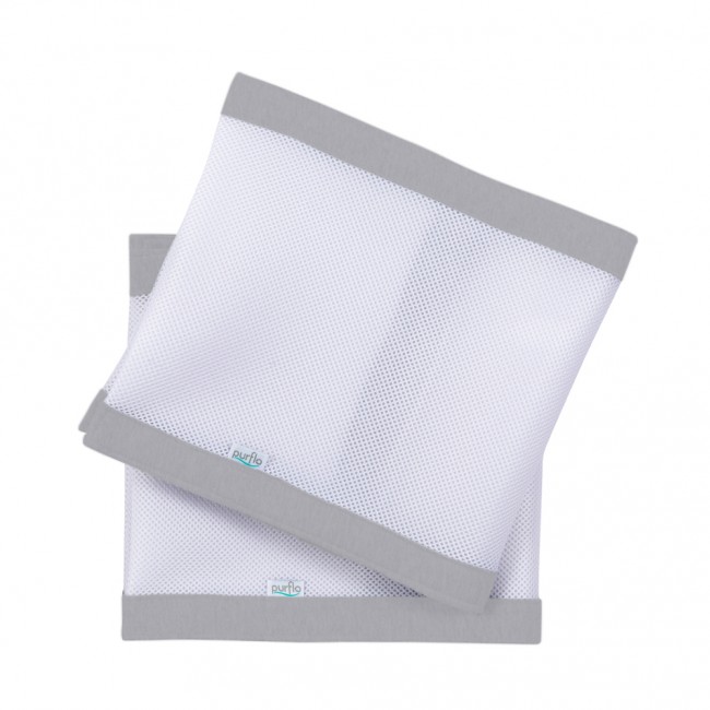 Oddychający ochraniacz do łóżeczka Pur Air PurFlo - Cloud Grey