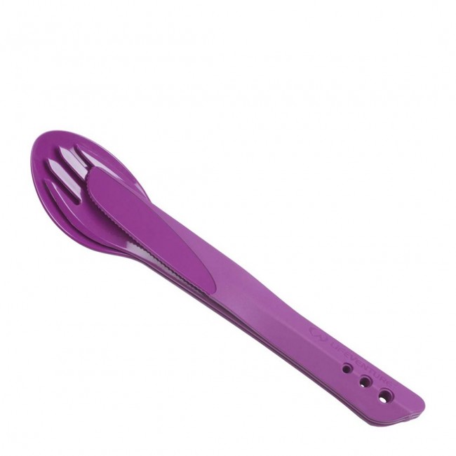 Sztućce turystyczne Lifeventure - Purple