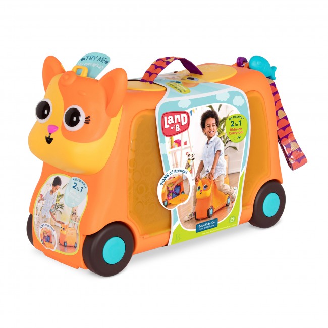 Jeździk-walizka B.Toys - Kotek