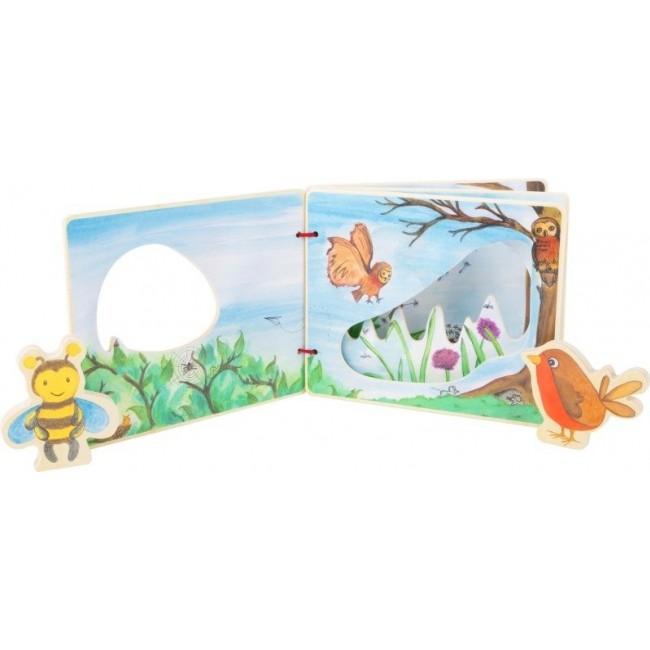 Drewniana książka dla dzieci Small Foot - Świat przestworzy